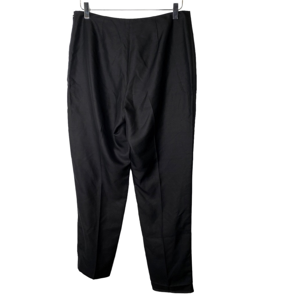Ann Taylor Silk Pants Trousers Black Size 10 - Picture 6 of 7